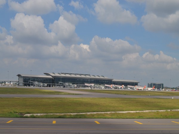 Rajiv Gandhi International Airport in Hyderabad, Telangana. 