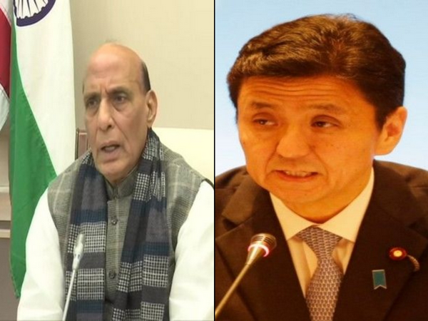 ndian Defence Minister Rajnath Singh and Japanese Defence Minister Nobuo Kishi