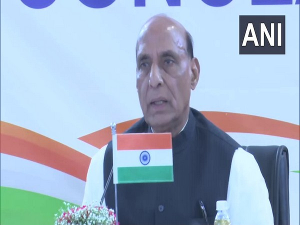 Defence Minister Rajnath Singh at IOR Defence Minister Conclave held in Bengaluru (ANI)