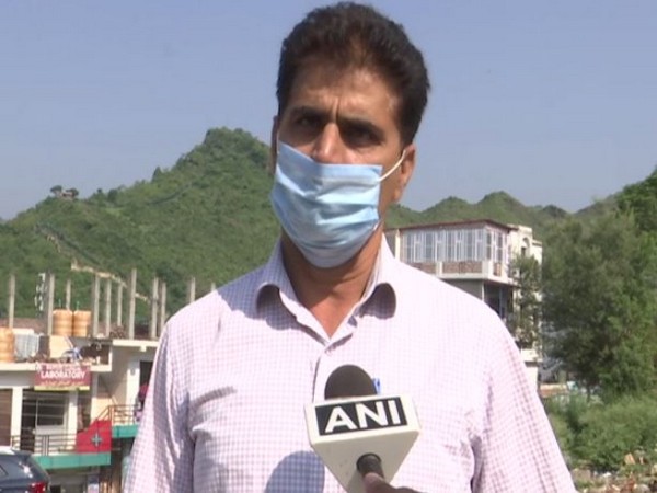 Rajouri tehsildar Mohammad Rafiq Choudhary talking to ANI on Sunday.