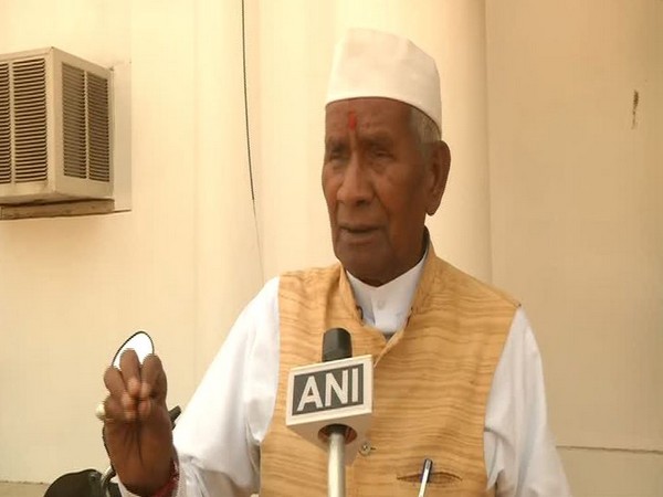 Ram Lal Rahi speaking to ANI in Lucknow on Monday.