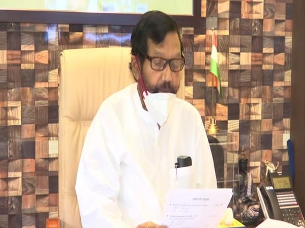 Union Minister for Consumer Affairs, Food and Public Distribution Ram Vilas Paswan during press conference in New Delhi on Thursday. Photo/ANI