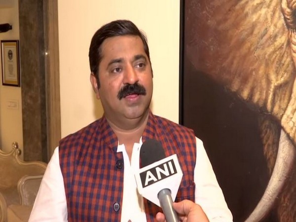 BJP leader Ram Kadam speaking to ANI on Saturday in Mumbai. Photo/ANI