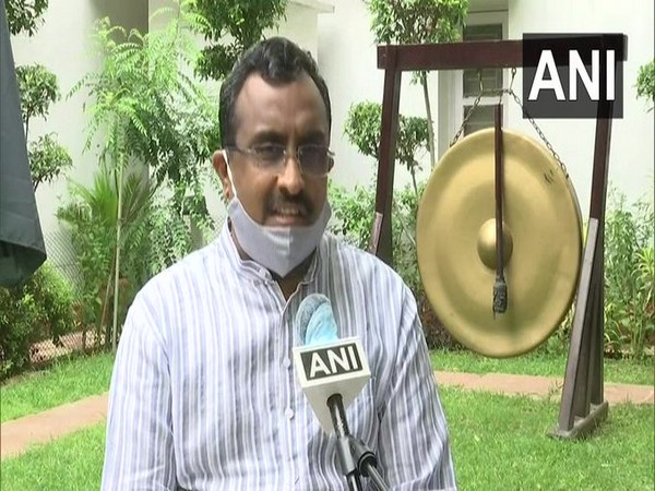 BJP leader Ram Madhav speaking to ANI. [Photo/ANI]