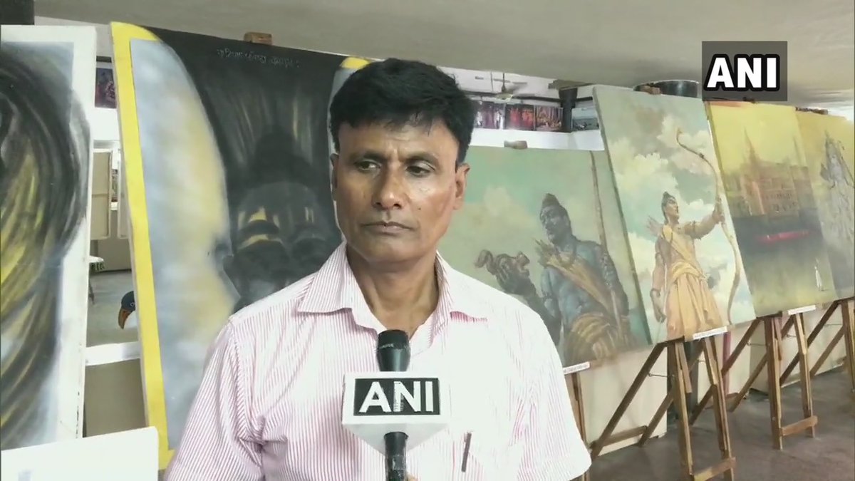 Administrator of the Ayodhya Shodh Sansthan, Ram Tirth, speaking to ANI on Wednesday. Photo/ANI