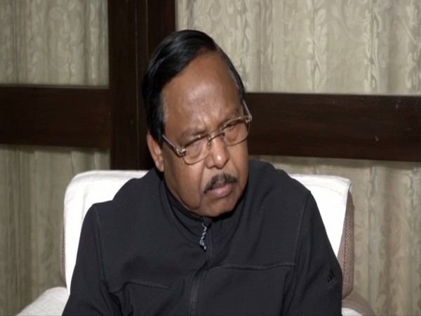 BJP's Jharkhand co-in-charge Ram Vichar Netam talking to ANI on Tuesday. Photo/ANI