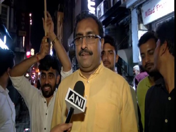 BJP leader Ram Madhav speaking to ANI at Khan Market in New Delhi on Thursday 