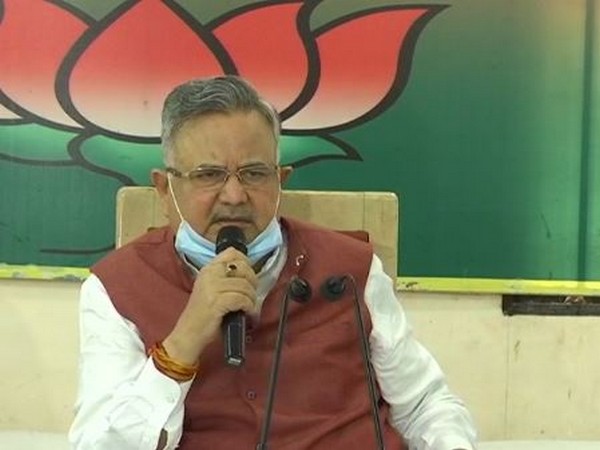 Former Chhattisgarh chief minister Raman Singh (Photo/ANI)