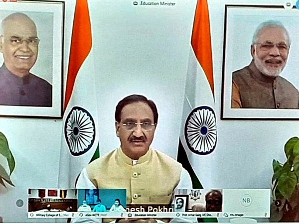 nion Education Minister Ramesh Pokhriyal 'Nishank' (File Photo)