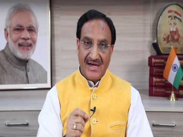 Union Minister of HRD Ramesh Pokhriyal 'Nishank' (File Photo/ANI)