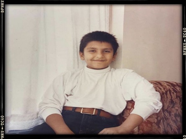 Childhood picture of actor Ranveer Singh (Image Source: Instagram)