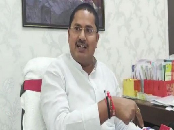 Co-operatives minister Rana Randhir Singh speaking to media reporters on Friday. Photo/ANI