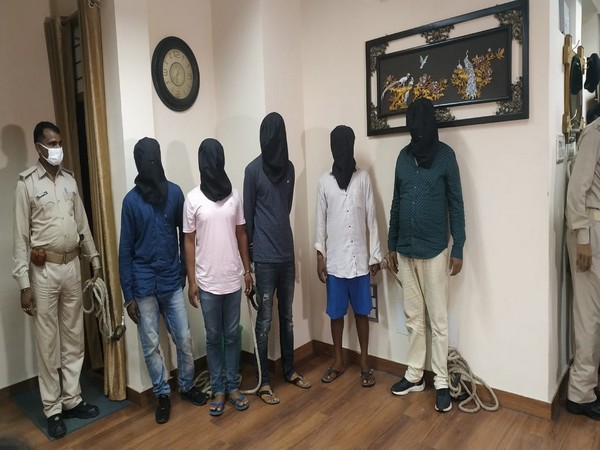 Five professional killers held in Ranchi on Sunday. Photo/ANI