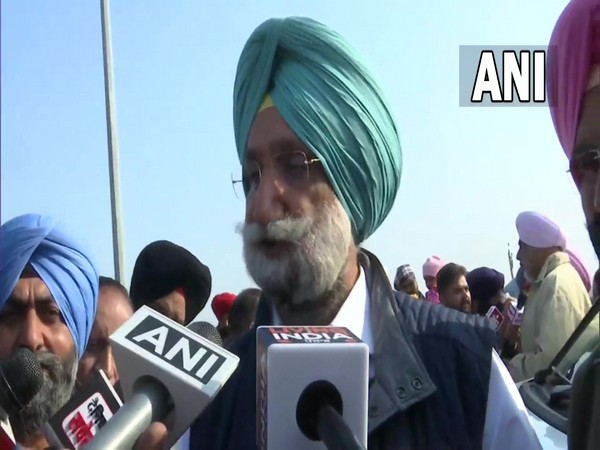 Punjab Deputy CM Sukhjinder Singh Randhawa speaking to reporters in Gurdaspur on Friday. (Photo/ANI)