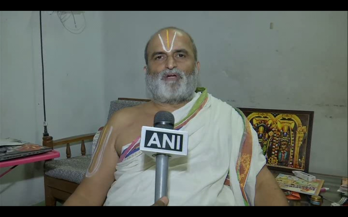 Rangarajan, head priest of Chilkuri Balaji temple