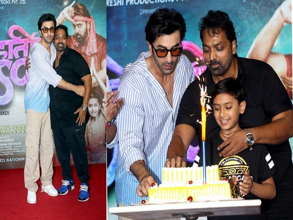 Ranbir Kapoor and Ganesh Acharya (image source: ANI photos)