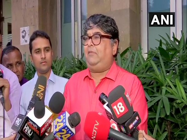 Ranjit Savarkar, grandson of Veer Savarkar, speaking to media persons in Mumbai, Maharashtra on Friday. (Photo/ANI)