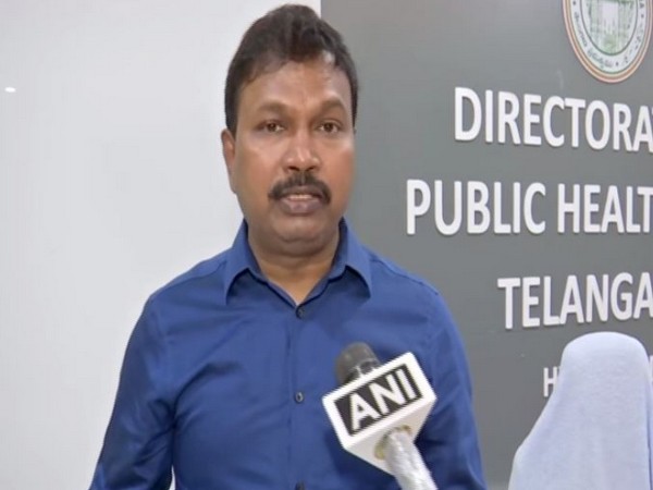 Dr G Srinivas Rao, Telangana's Director of Public Health and Family Welfare speaking to ANI on Tuesday.