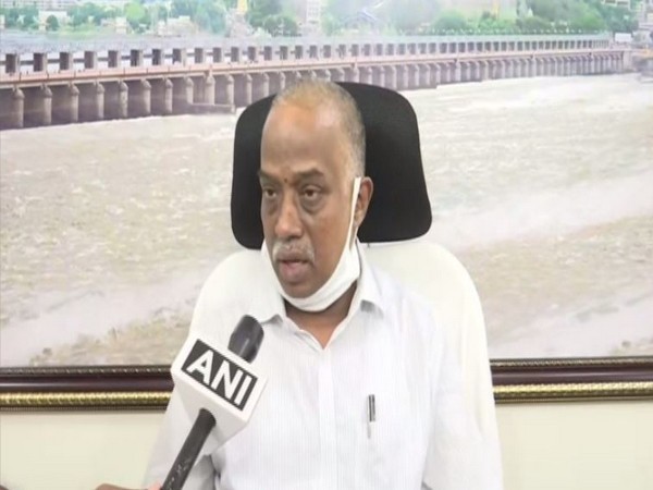 Andhra Pradesh Endowments Commissioner Arjuna Rao speaking to ANI in Vijayawada on Saturday. Photo/ANI