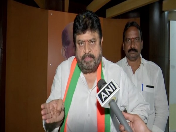BJP MLC Ramchander Rao speaking to ANI in Hyderabad on Sunday. Photo/ANI