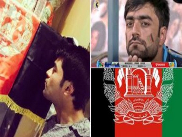 Rashid Khan celebrating Afghanistan's Independence Day. (Twitter)
