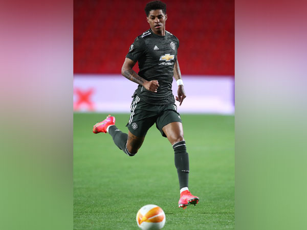 Manchester United striker Marcus Rashford (Photo/ Manchester United Twitter)