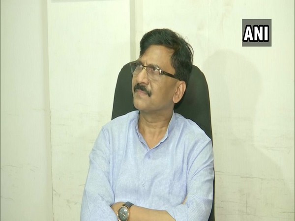 Senior Shiv Sena leader Sanjay Raut in a press conference in Mumbai, Maharashtra on Wednesday. Photo/ANI