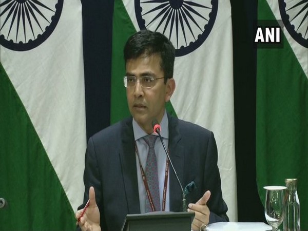 MEA spokesperson Raveesh Kumar addressing a weekly briefing on Thursday