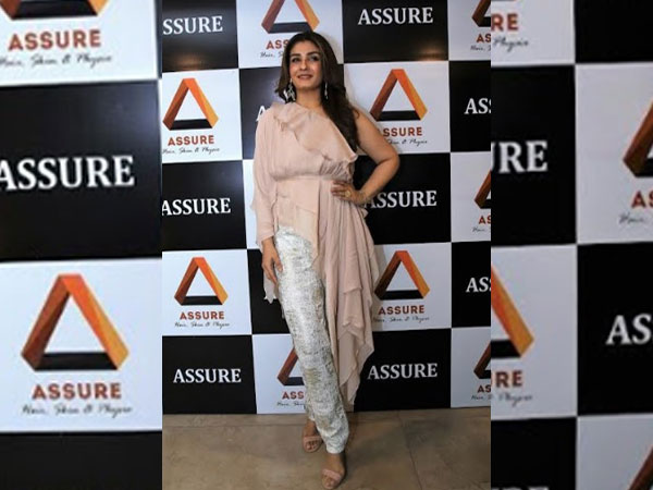 Raveena Tandon at the launch of Assure Clinic in Indore