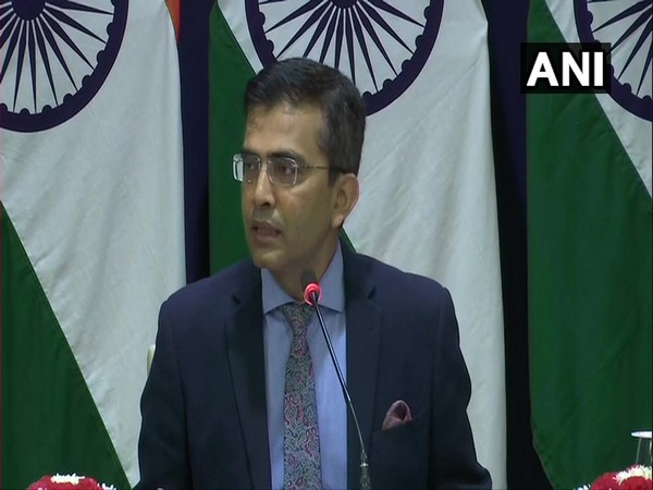 Ministry of External Affairs spokesperson Raveesh Kumar addressing a weekly briefing on Thursday