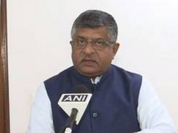 Union Minister for Law and Justice Ravi Shankar Prasad (Photo/ANI)