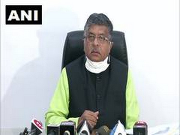 Union Law Minister Ravi Shankar Prasad. (Photo/ANI)