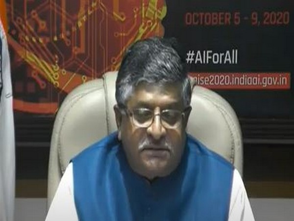 Union Minister Ravi Shankar Prasad speaking on Responsible AI for Social Empowerment (RAISE 2020) - Global AI Summit on Monday. 