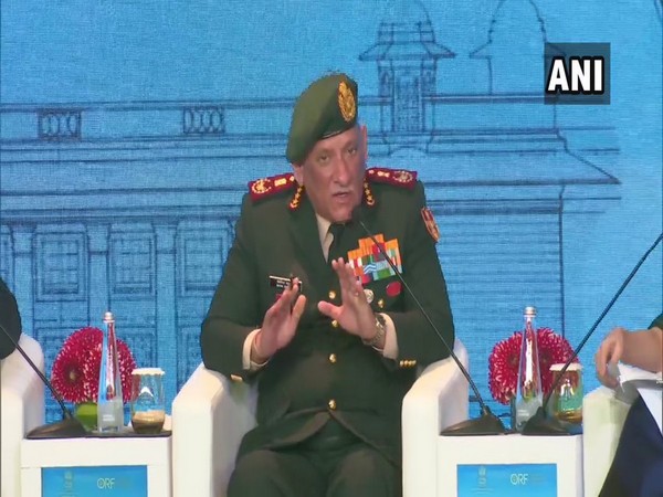 Chief of Defence Staff General Bipin Rawat at the panel discussion at Raisina Dialogue in New Delhi, 2020. Photo/ANI