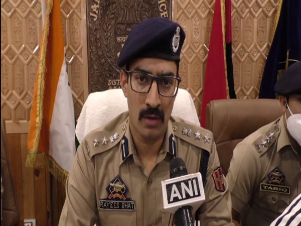 SSP of Baramulla, Rayees Bhat. (Photo/ANI)
