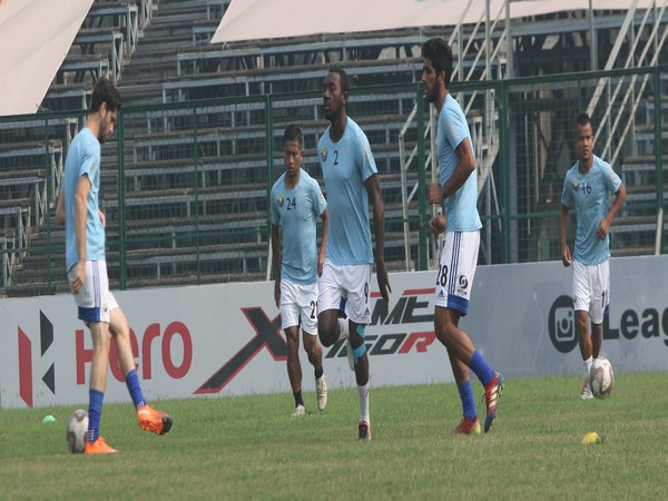 Real Kashmir FC players during training (Photo/ I-League)