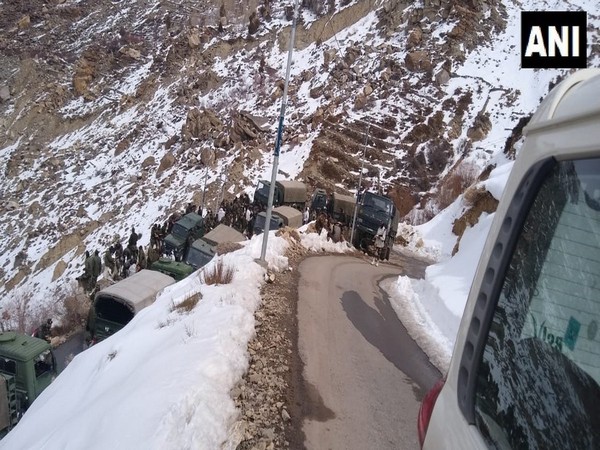 Visuals from the rescue opertion in Kinnaur on Thursday. (Photo/ANI)