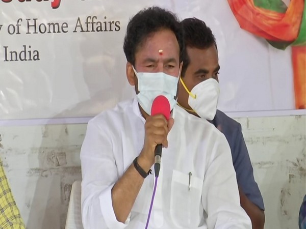 MoS G Kishan Reddy addressing a press conference on Sunday. Photo/ANI