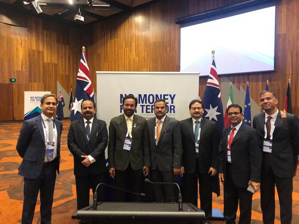 Minister of State for Home Affairs G Kishan Reddy (Centre), along with other officials, attend a global conference to fight terrorism in Melbourne, Australia (Picture Credits: G Kishan Reddy/Twitter)