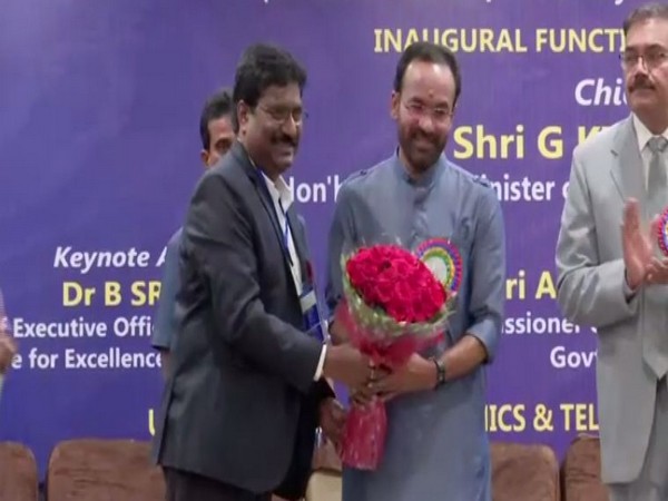 MoS for Home Affairs G Kishan Reddy at 12th CEC meeting of ONGC in Hyderabad.