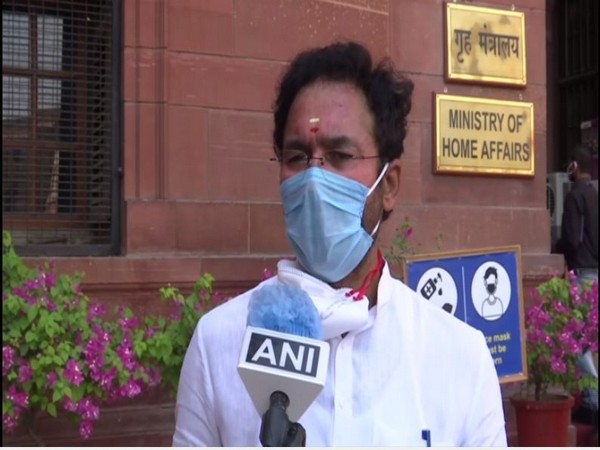 Union Minister G Kishan Reddy speaking to ANI in New Delhi on Thursday. Photo/ANI