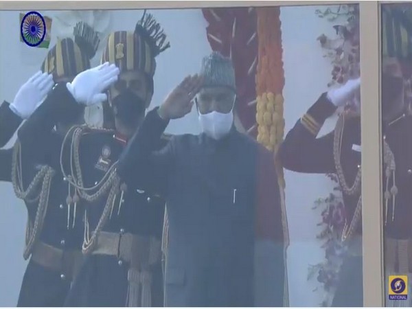 President Ram Nath Kovind at the Republic Day parade 2021.