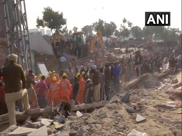 Visual from the rescue operation being carried out in Mohali on Saturday. Photo/ANI