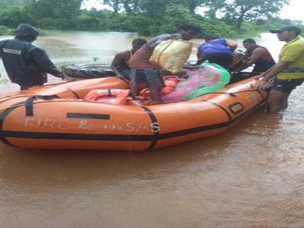 Visuals from a rescue mission carried out by Odisha Fire Services