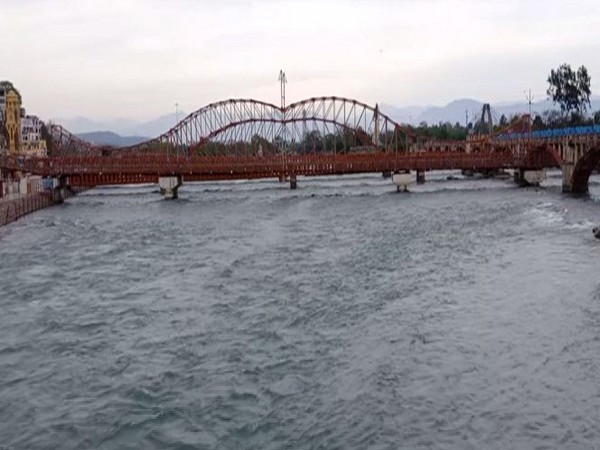 Visual of River Ganga in Haridwar. Photo/ANI