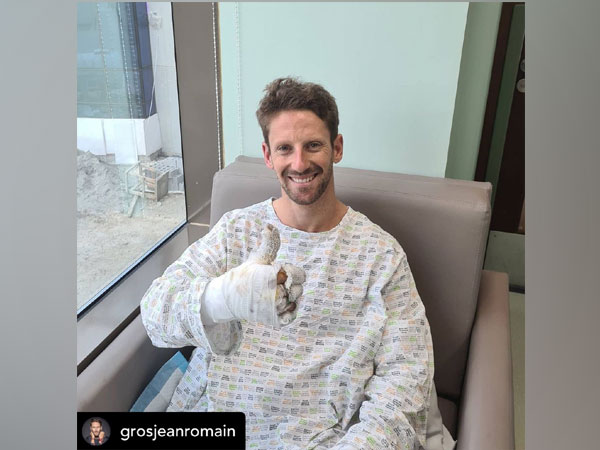 Haas driver Romain Grosjean (Photo/ Romain Grosjean Twitter)