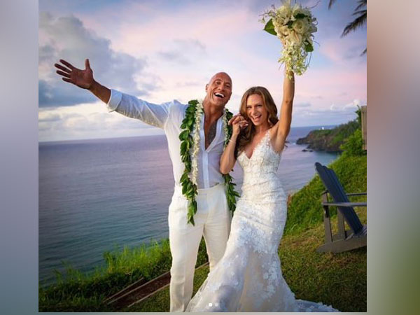 Dwayne 'The Rock' Johnson and Lauren Hashian, Picture courtesy: Instagram