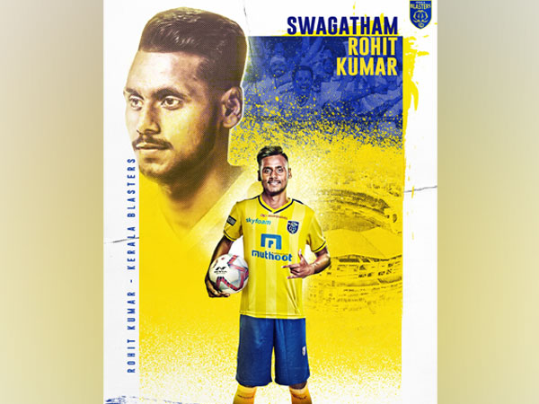 Midfielder Rohit Kumar (Photo/Kerala Blasters FC Twitter)