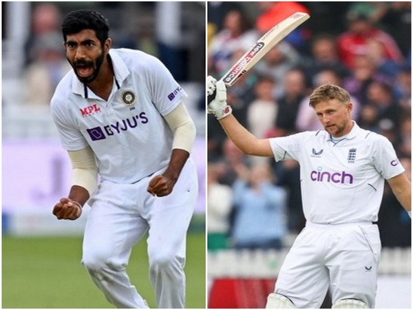 Jasprit Bumrah and Joe Root. 