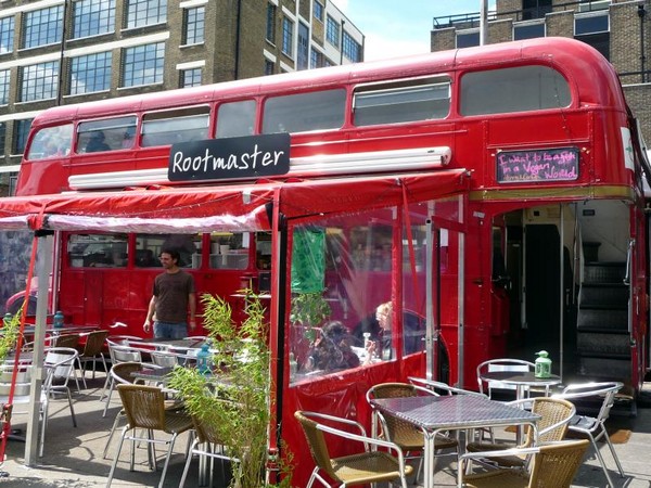 Rootmaster cafe, serving organic vegan food in London (File photo)